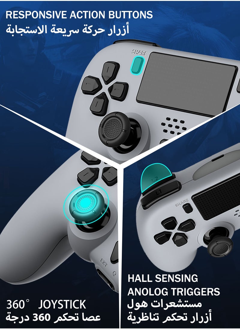 Generic - Wireless PS5 Controller with Dual Motor Vibration, Six-Axis Motion Sensing, Programmable Back Buttons, 3.5mm Headphone Jack, External Speaker, Wired/Wireless for PS5 & PC - Ergonomic Design for Comfortable Gaming - Image 1
