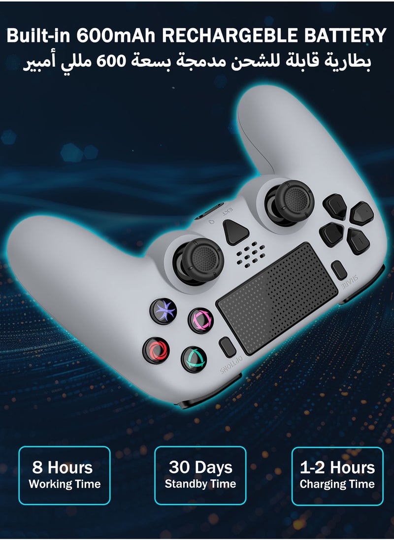 Generic - Wireless PS5 Controller with Dual Motor Vibration, Six-Axis Motion Sensing, Programmable Back Buttons, 3.5mm Headphone Jack, External Speaker, Wired/Wireless for PS5 & PC - Ergonomic Design for Comfortable Gaming - Image 1