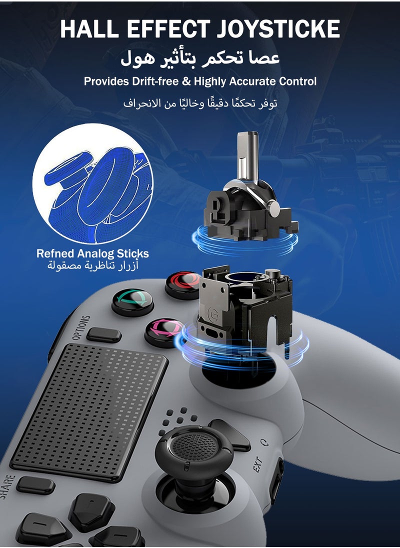 Generic - Wireless PS5 Controller with Dual Motor Vibration, Six-Axis Motion Sensing, Programmable Back Buttons, 3.5mm Headphone Jack, External Speaker, Wired/Wireless for PS5 & PC - Ergonomic Design for Comfortable Gaming - Image 1