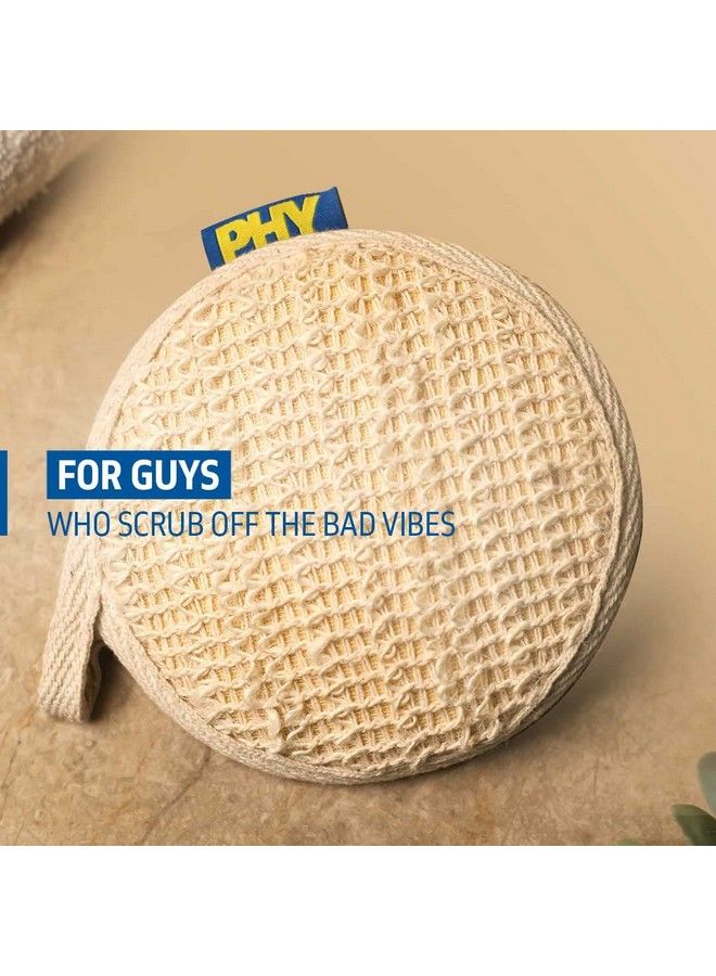 Phy Scrub On Loofah | Gentle On Skin | Skin Friendly | Exfoliates Gently While Showering | Premium Bathroom Accessories - Image 3