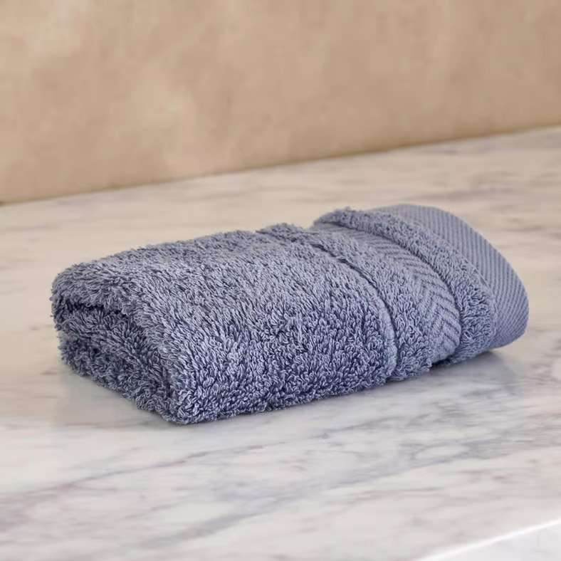 Pan Home Luxury Fingertip Towel 30x30cm - Slate Blue - Image 4