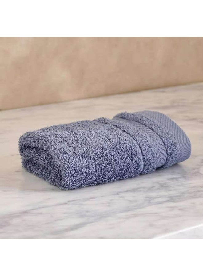 Pan Home Luxury Fingertip Towel 30x30cm - Slate Blue - Image 4