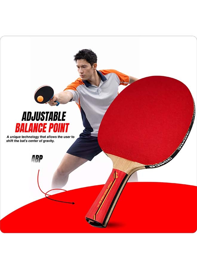 Donic DONIC Waldner 1000 Table Tennis Racquet – Professional Ping Pong Paddle with ITTF-Approved High-Performance Rubber, 5-Ply Blade, Maximum Spin, Speed and Control for Advanced Players - Premium Table Tennis Racquets for Performance, Durability and Everyday Use - Image 5