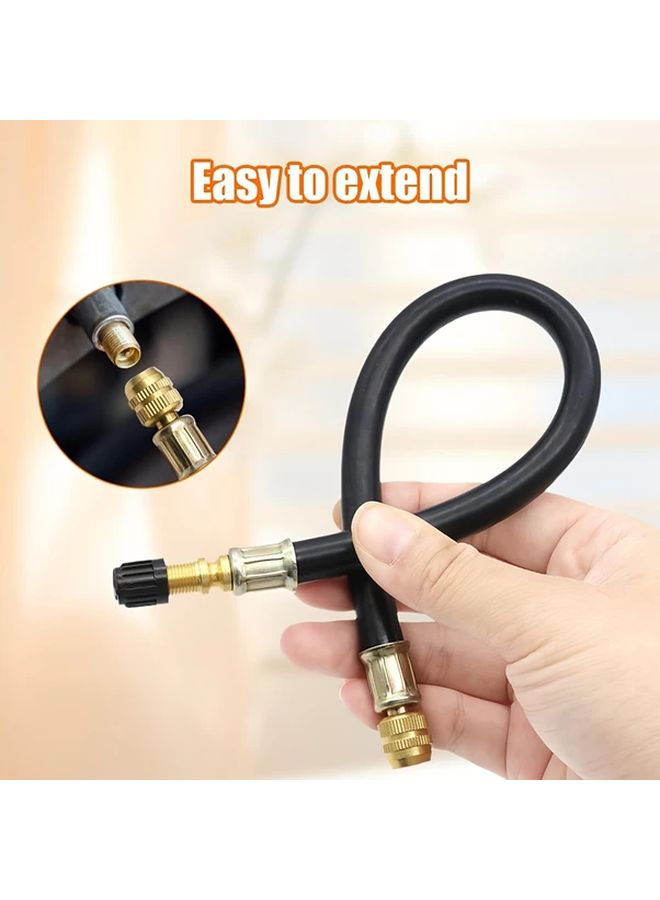 Flexible Tire Valve Extension Tube Set 100mm 150mm 210mm For Car Truck Bus Bicycle - Image 5