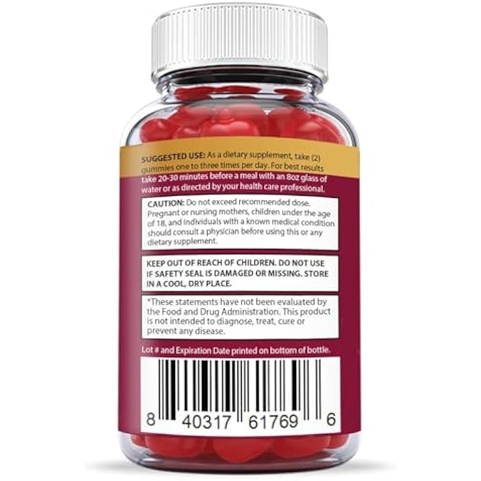 Justified Laboratories Great Results Keto ACV Gummies Advanced Formula 1000MG Great Results Keto Gummies Apple Cider Vinegar Formulated with Pomegranate Beet Juice Powder B12 Vegan Non GMO 60 Gummys - Image 5