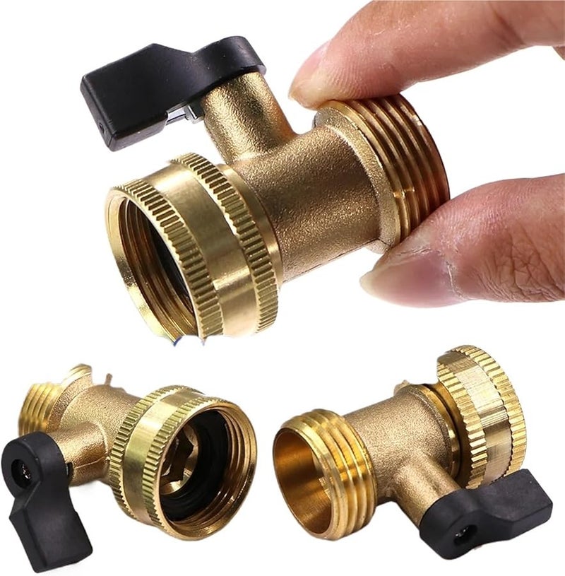 محول صمام الكرة النحاسي 3/4 بوصة خيط BSP ذكر إلى أنثى لري الحديقة - Image 2