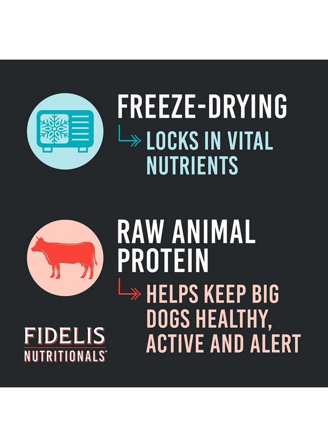 FIDELIS Freeze Dried Raw Dog Treats for Small, Medium, Large Dogs, High Protein, Gluten Free, Healthy Dog Snacks, Perfect Training Treat or Mixer, Puppy & Adult, Made in USA, 4oz, Beef Liver - Image 5