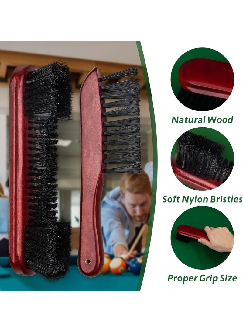 Pool Table Brush Cleaner Kit with 3 Tools, Brush Made of Pure Solid Wood and Nylon Bristle, Snooker Accessories for Snooker Table - Image 5