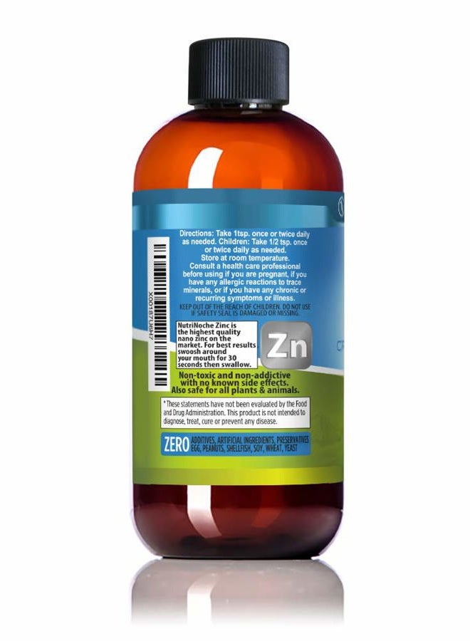 NutriNoche Pure Crystalline Liquid Zinc Supplement - 30 PPM - Colloidal Minerals - Image 2