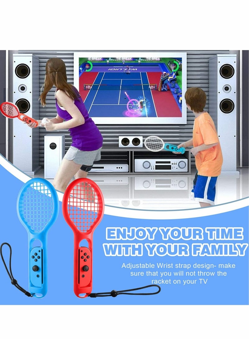 Captaintech Tennis Racket for Nintendo Switch Joy Con Controller, Switch Accessories for Nintendo Switch Games Mario Tennis Aces, Great Gift for Family and Kids - Image 2