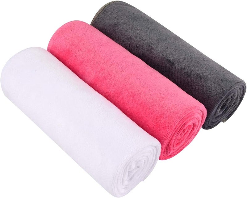 Sinland Microfiber Gym Towels Sports Fitness Workout Sweat Towel Super Soft and Absorbent 3 Pack 16 Inch X 32 Inch - Image 1