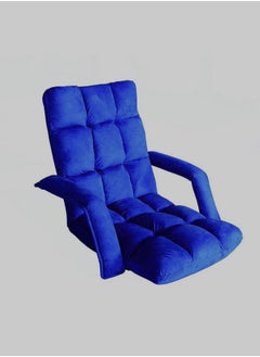 Cady One Ground chair with armrests for camping and trekking, velvet-quality foam padded with adjustable back (colors may vary)  - Image 4
