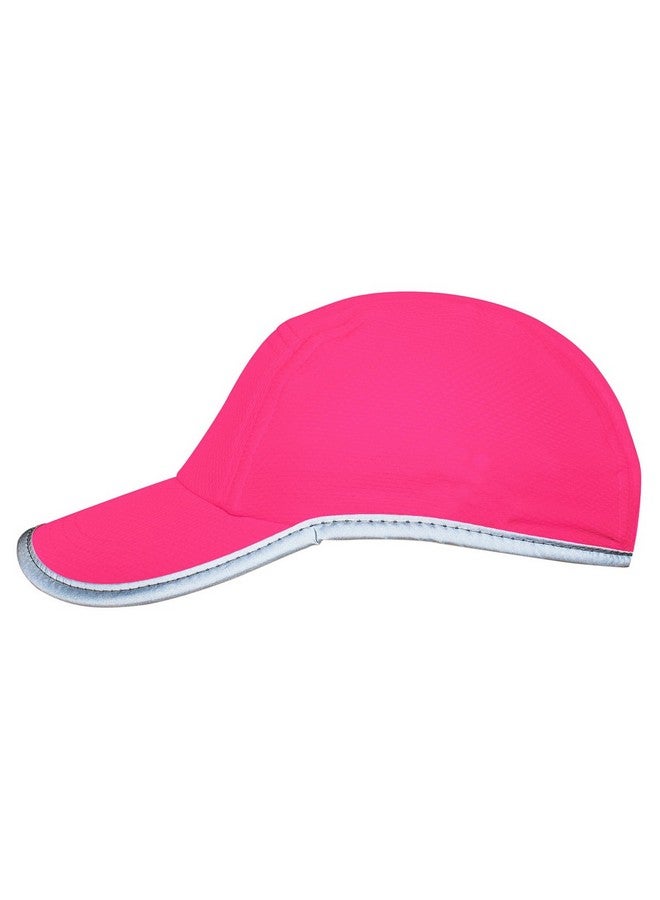Headsweats قبعة رياضية للأداء/الجري/الرياضات الخارجية عالية الوضوح باللون الوردي النيون العاكس - Image 5