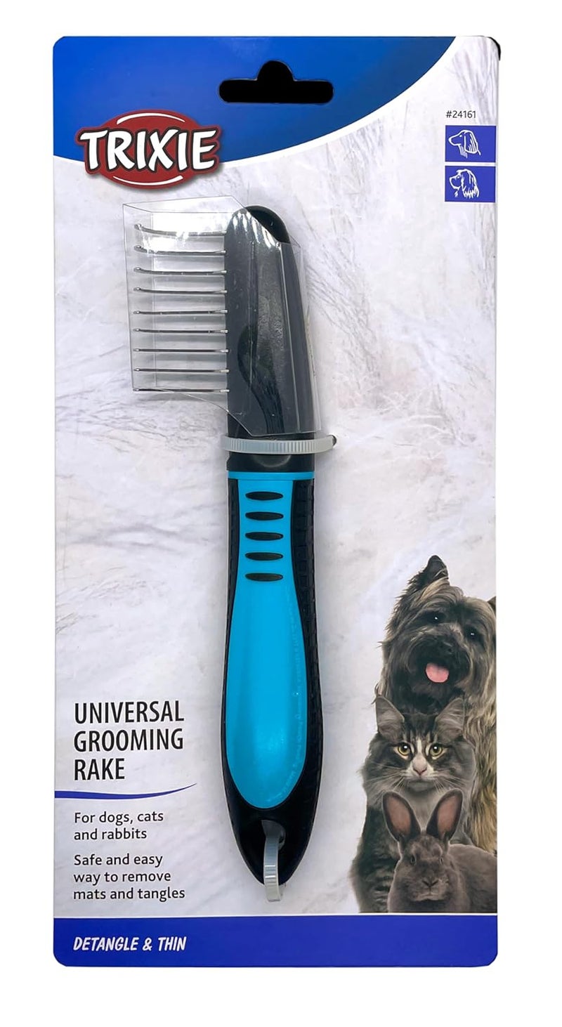 TRIXIE Pet Universal Grooming Rake for Cats and Dogs Removes Mats and Tangles 7 18cm - Image 4