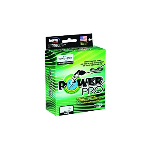 Power Pro خط صيد مضفر باور برو 65-500-واط، 65 رطل، 500 ياردة، أبيض - Image 1