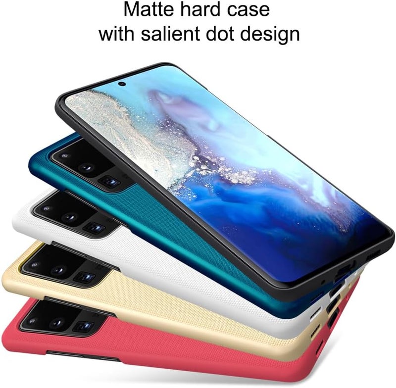 Nillkin S20U-Nl-Sf-B Galaxy S20 Ultra Super Frosted Shield Hard Mobile Case Cover With Stand Black - Image 3