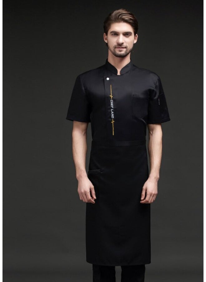NIBEMINENT Kitchen Chef Uniform Chef Jackets Men Winter Work Clothes Works Jackets Cook Female Restaurant Clothes Workers Cook Clothes - Image 1