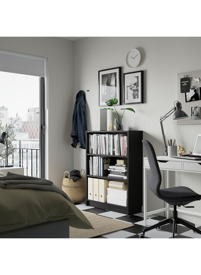 زبون مكتبة، تأثير خشب البلوط الأسود، 80X28X106 سم - Image 4