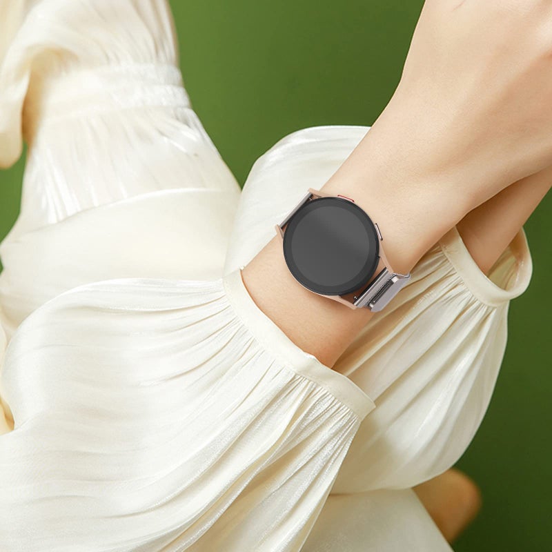 Meliya for Garmin Vivoactive 4 / Venu 3 / Venu 2 Watch Band Women Men, Stainless Steel Metal Replacement Strap for Garmin Venu 3, Venu 2, Vivoactive 4, Forerunner 255/265 Smart Watch (Silver) - Image 5