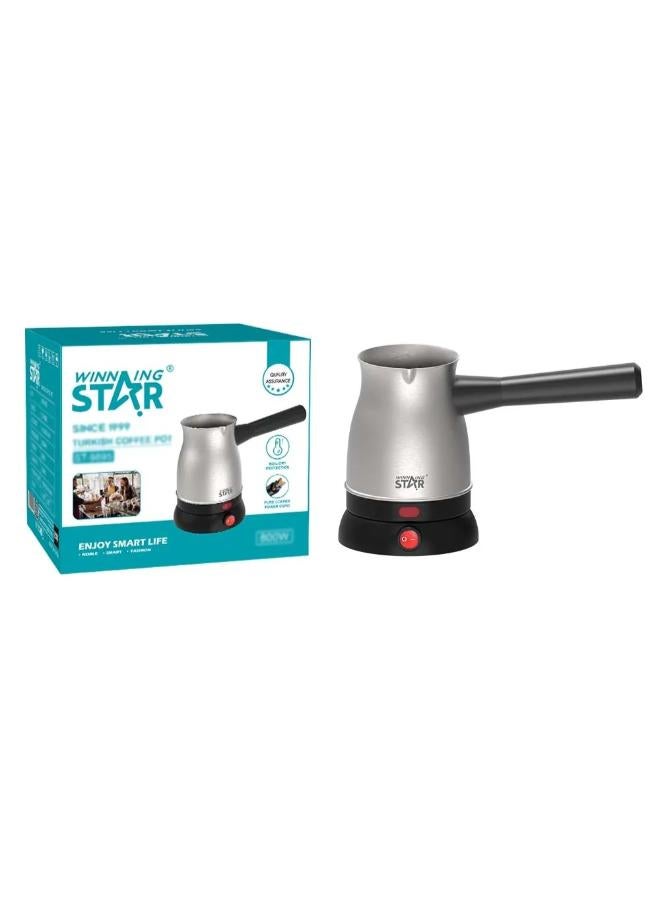 ويننج ستار غلاية القهوة التركية الكهربائيةSt-9895فضي - Image 3