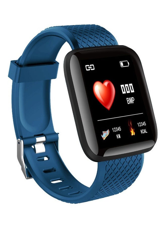 NIBEMINENT Smartwatch With Heart Rate Monitor Black/Blue - Image 1