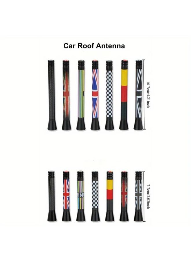 Union Jack Flag Antenna Mast For Mini Cooper 7 7cm Aluminum Alloy Car Accessory - Image 2