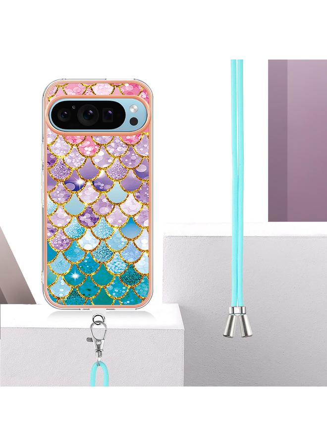 اس-توب جراب لهاتف Google Pixel 9 / 9 Pro مصنوع من مادة TPU مطلية بالكهرباء مع حبل - Image 2