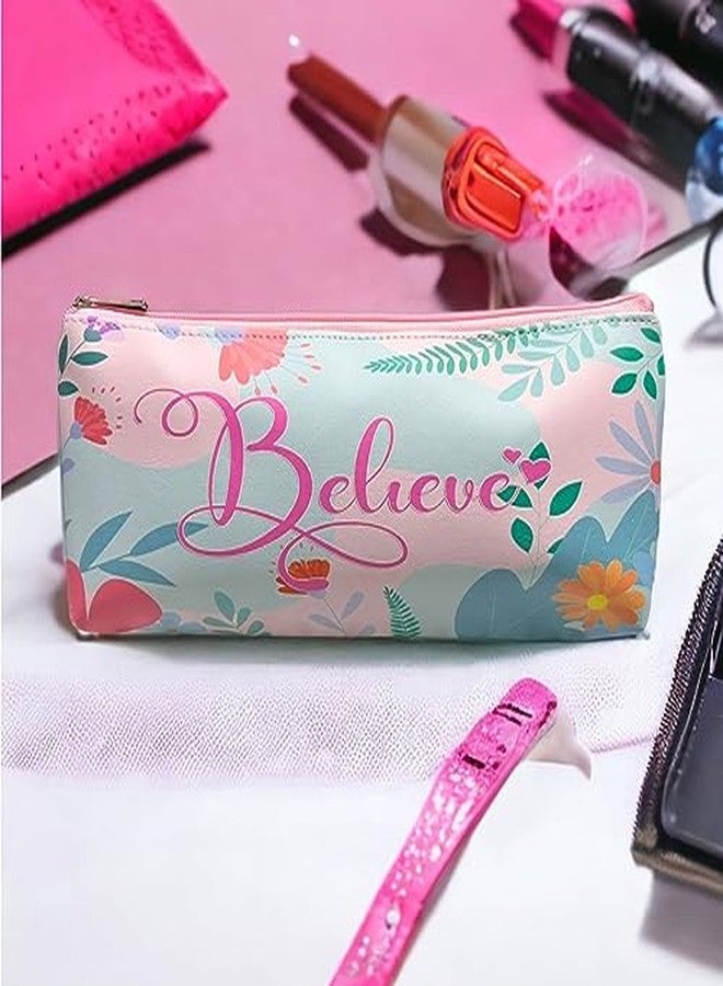 JIADA Beautiful Flower Print Pencil/Utility/Make up Pouch for Girls - Image 3
