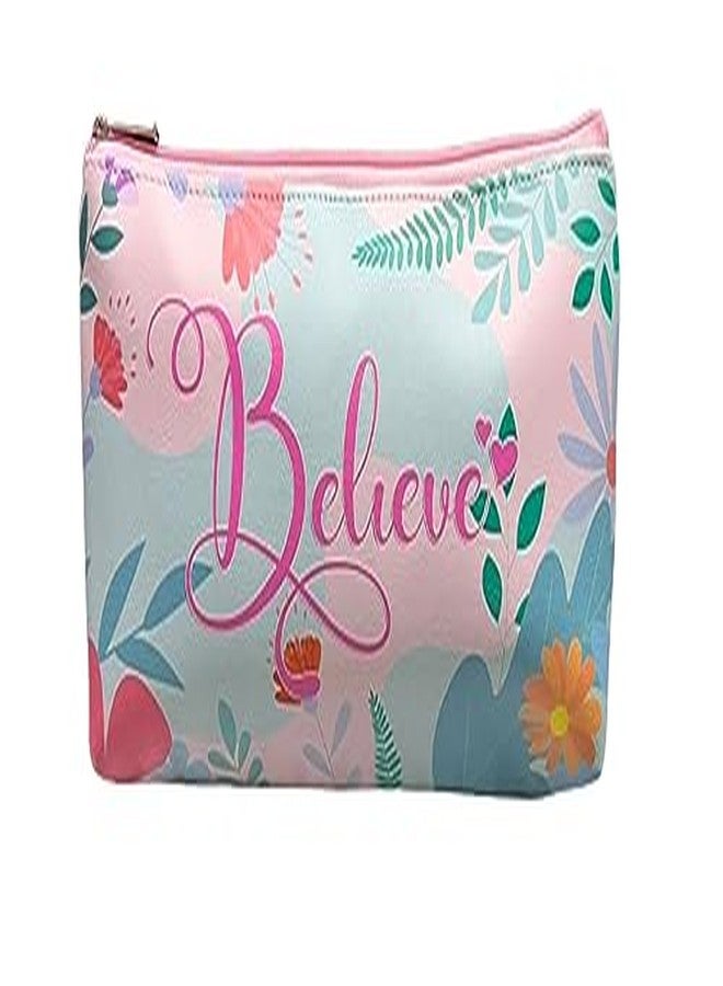 JIADA Beautiful Flower Print Pencil/Utility/Make up Pouch for Girls - Image 4