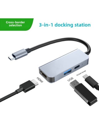 Type-c Expansion Dock Laptop Tablet Extender Converter Mac Multi-port Docking Station Cross-border-Number Of Interfaces:3in1 2122 Pd100w+usb3.0+4K/30hz - pzsku/Z21810D9BF331453F9962Z/45/1746231532/a9ad6ccb-4a4f-4eac-9099-bb7ae3190f89