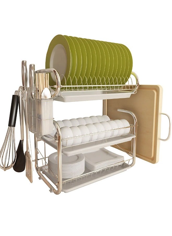 Generic - Metal dish rack with modern and durable design for kitchen organization - Image 1