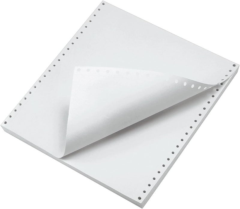 Staples Computer Paper 9 12 x 11 Perforated Blank White 15lb 3200Box - Image 2