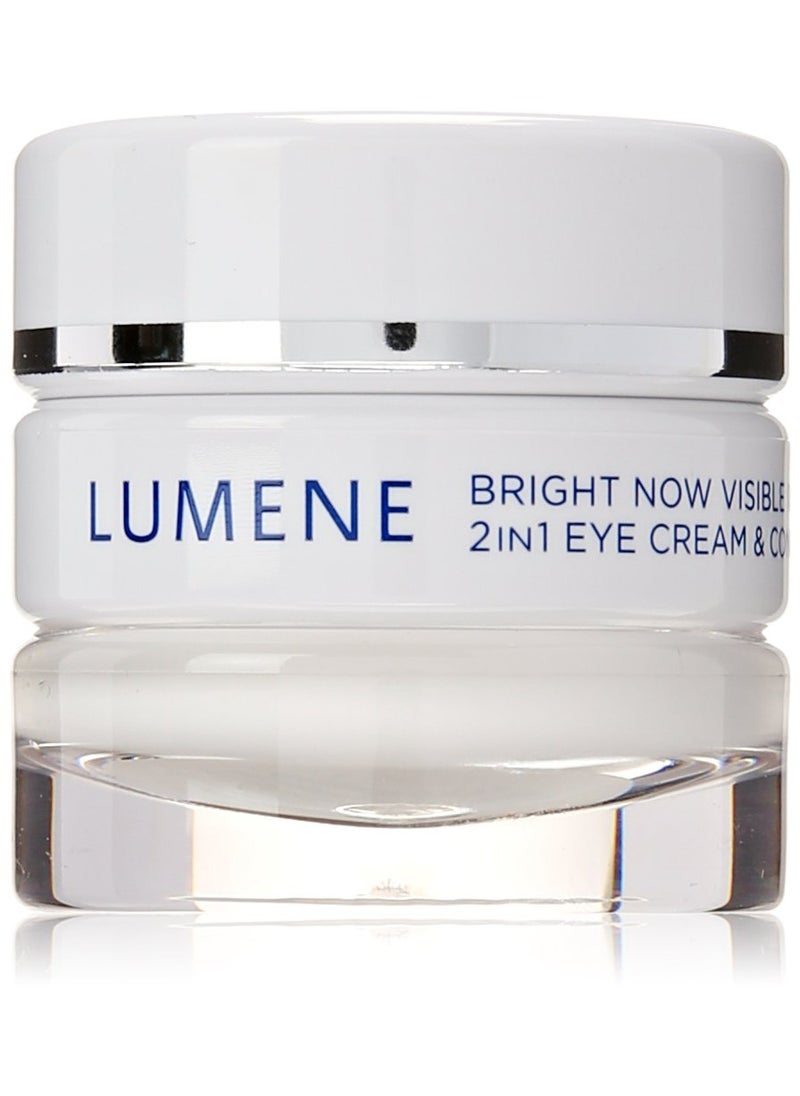 Lumene - Lumene Bright Now Visible Repair 2 in 1 Eye Cream and Concealer 057 Fluid Ounce - Image 1