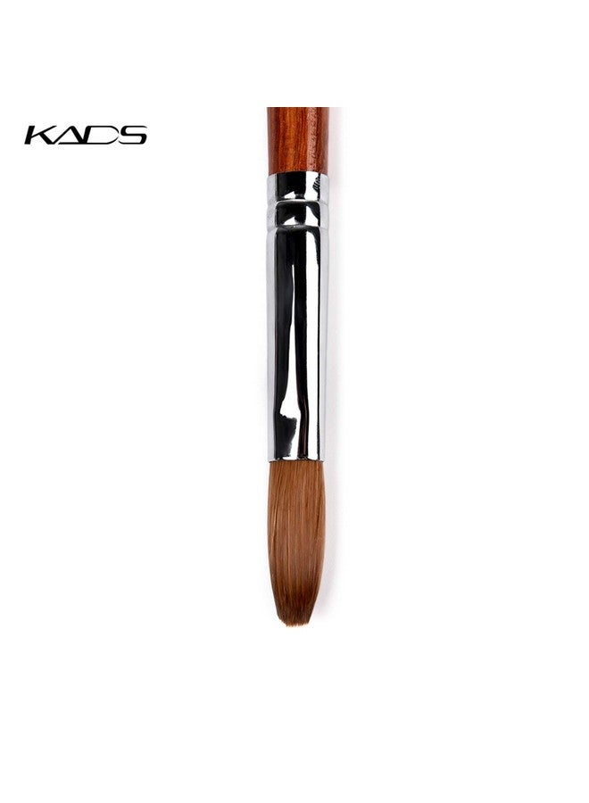 KADS Kolinsky Sable Acrylic Nail Art Brush Red Wood Pen Nail Brush For Nail Art Manicure Tool (14) - Image 2