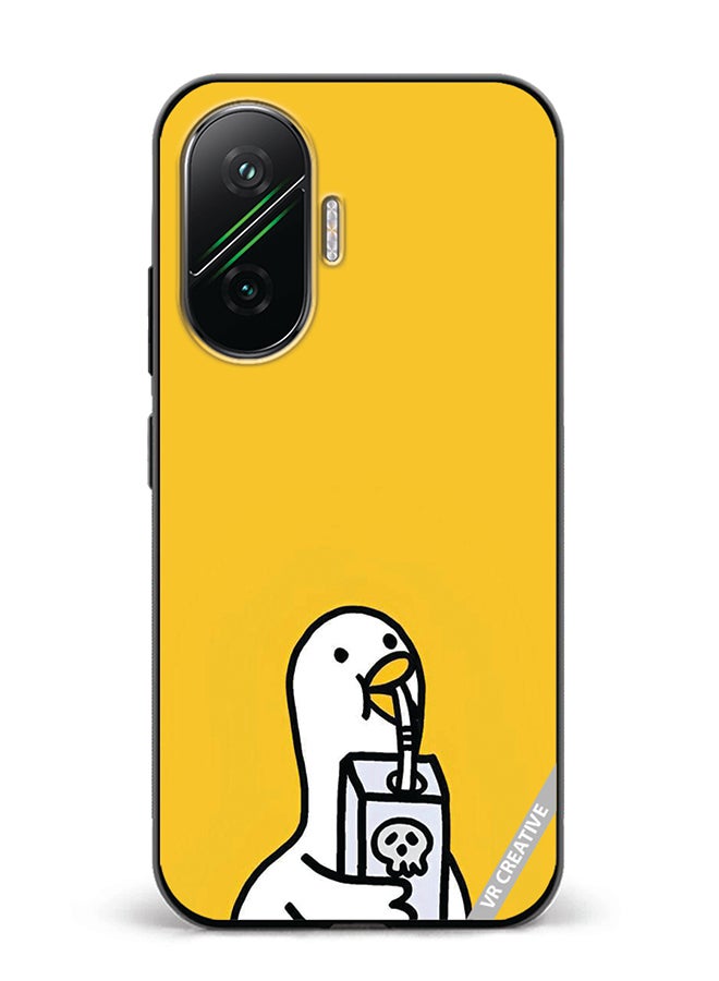 Protective Case Cover For Xiaomi Poco F7 Duck Design Multicolour