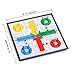 Black long Di fang Ludo Magnetic Folding Travel Board Game Set 975 Inches - Image 3