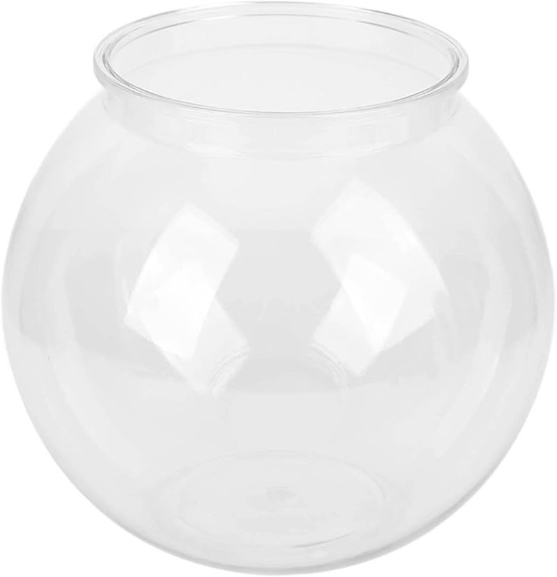 وعاء أسماك بلاستيكي شفاف مستدير حوض مائي صندوق تربية لتزيين المكتب - Image 2