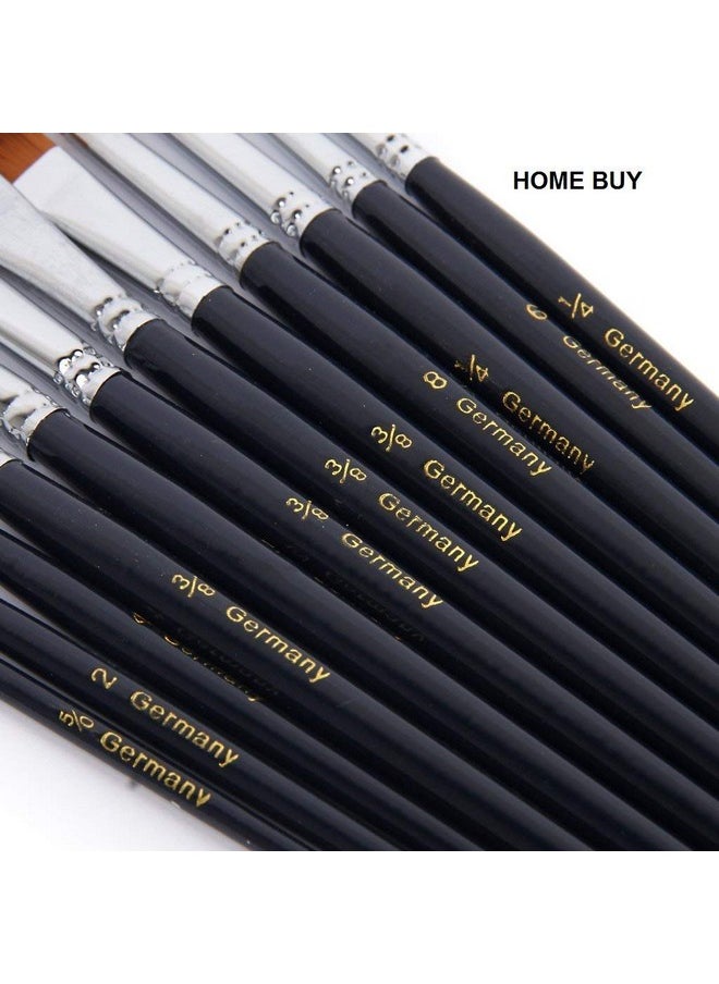 HOME BUY Artist Professional Painting kit for Artists Painting Brushes Set of 12(Nylon;Wood) - pzsku/Z21817A1D05ADC23C933FZ/45/_/1740118469/86d0dd8b-a18d-4db9-b902-613a06206124