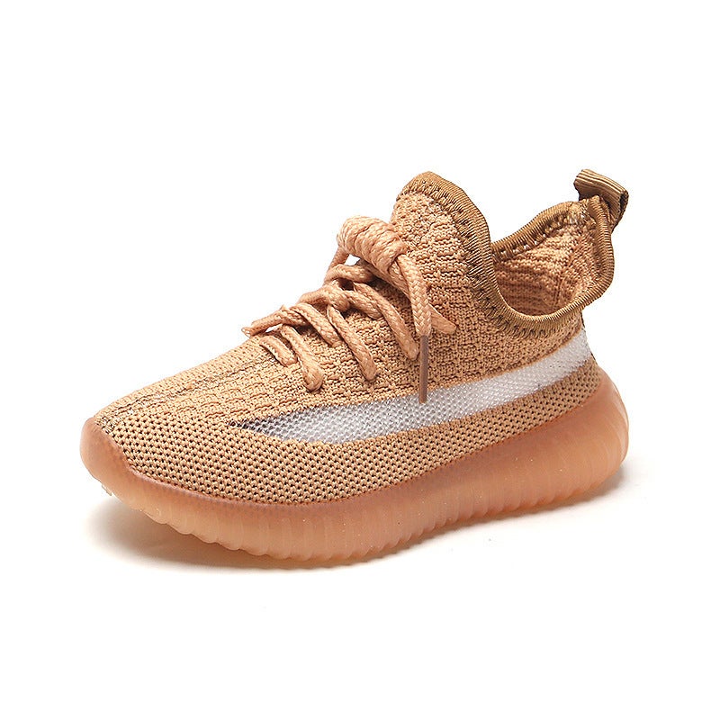 Mesh Sneakers Lightweight Flexible Sole Walking Shoes For Kids Indoor And Outdoor Activities - Image 1