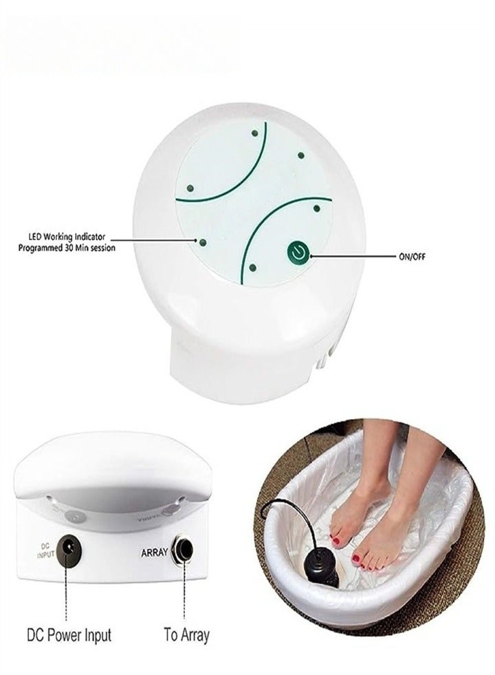 Generic Ion Foot Bath Detox Machine Foot SPA, Ion Cleansing Detox Foot Bath Spa Machine for Home Use Salon Holiday Gift (Black)  - Image 2