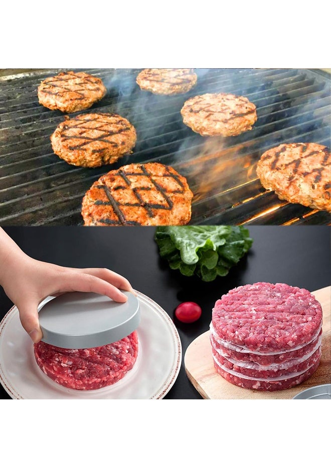 Stainless Steel Burger Meat Press Mold Kitchen Tool for BBQ Grilling Outdoor Cooking - Image 5