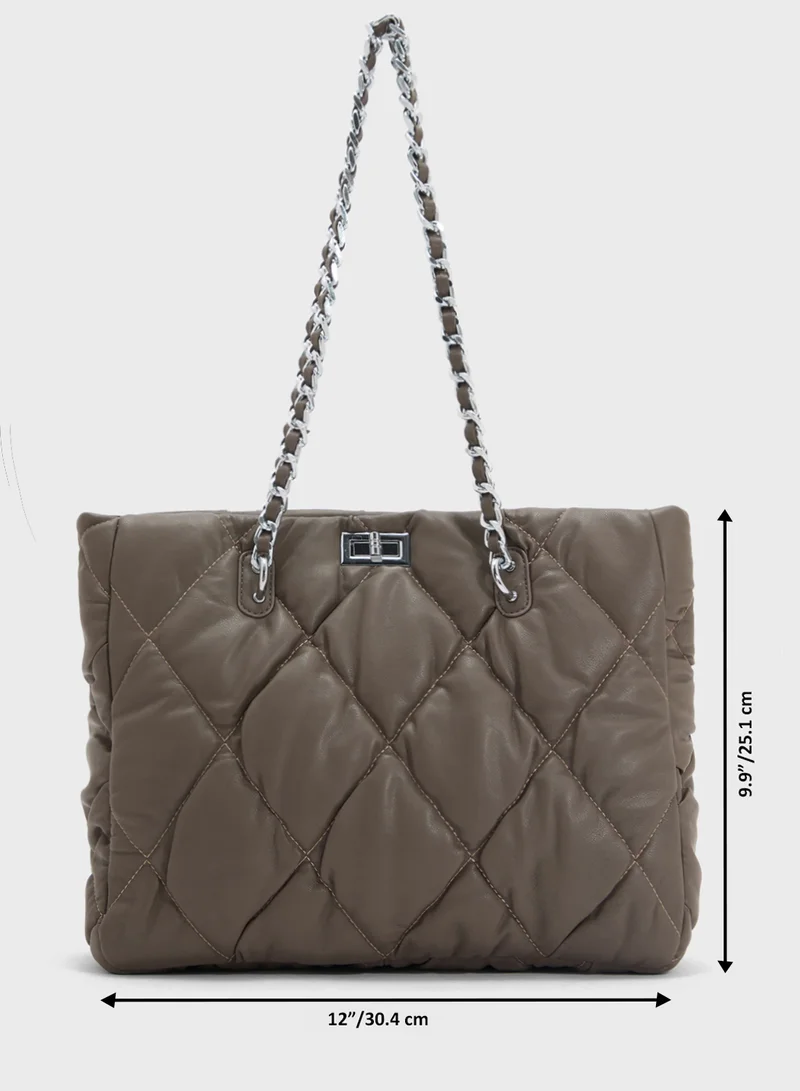 ELLA Quilted Ladies Tote Bag
