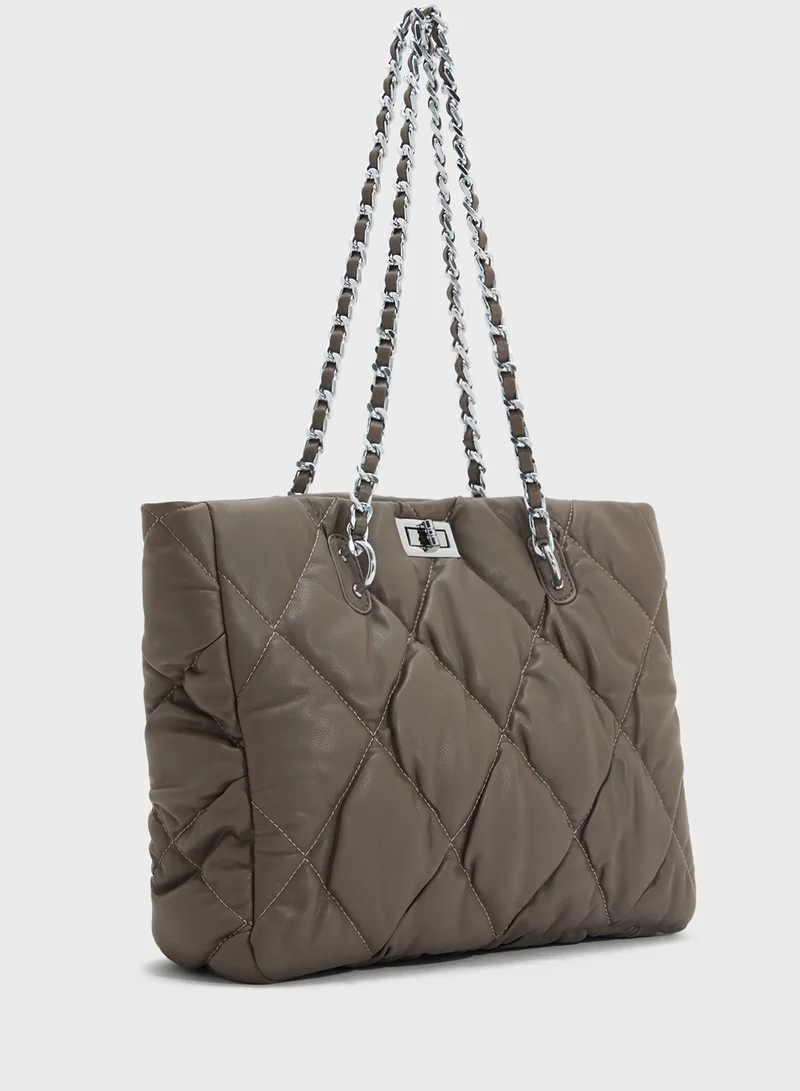ELLA Quilted Ladies Tote Bag