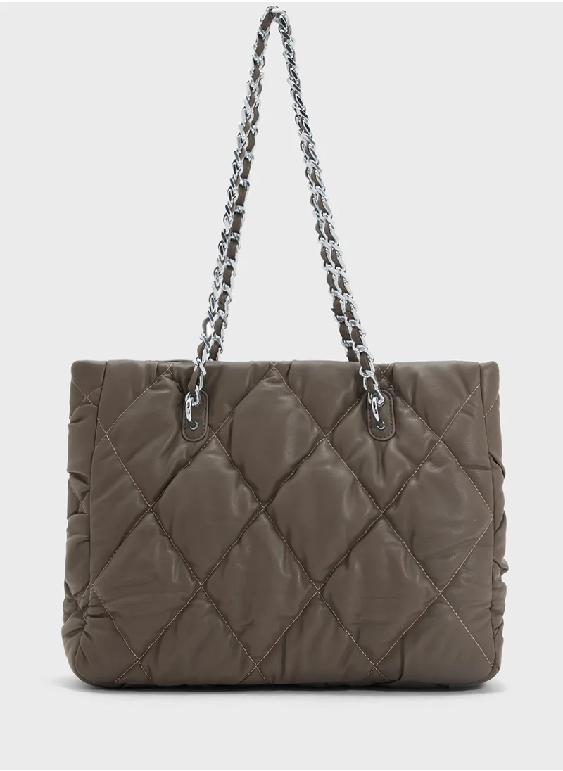 ايلا Quilted Ladies Tote Bag