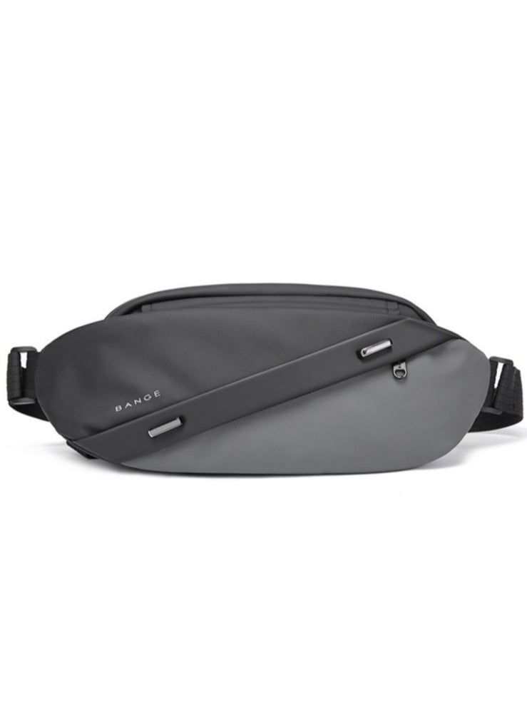 BANGE Men Waterproof Business Casual Chest Bag and Crossbody Messenger Bag - Image 3
