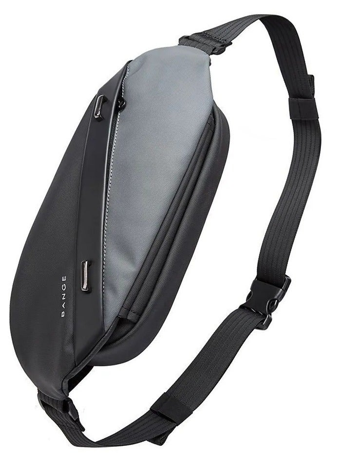 BANGE Men Waterproof Business Casual Chest Bag and Crossbody Messenger Bag - Image 1