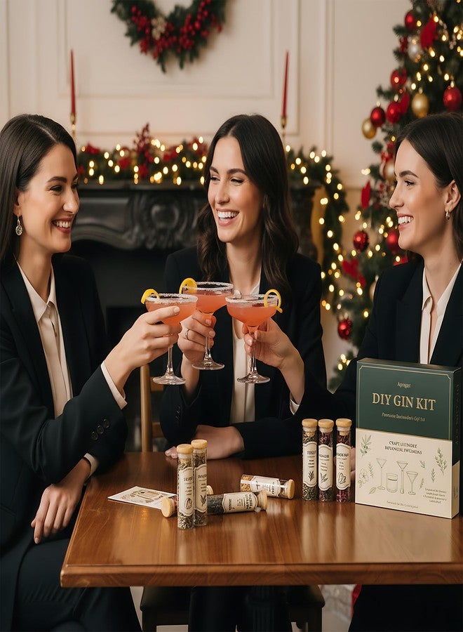Apragaz Gin Making Kit, DIY Gin Infusion Kit with 12 Botanicals and Recipe Guide, Make Your Own Flavored Gin for Gin Lovers and Drinkers, Gin & Tonic, Cocktail - Christmas, Birthday Gift for Men, Women - Image 2