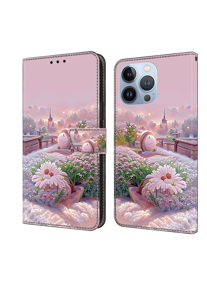 S-TOP Case For iPhone 15 Pro Max Fresh Painted Leather Phone Case - Image 1