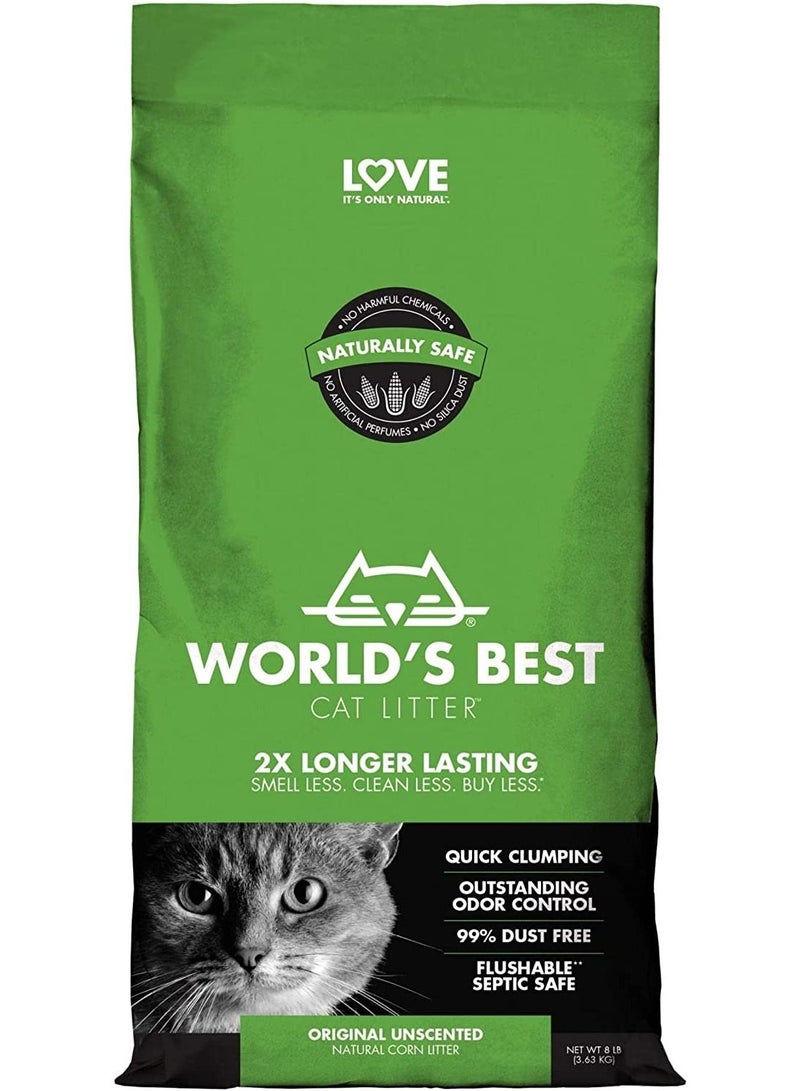 World's Best Original Unscented Clumping Cat Litter 3.63 kg