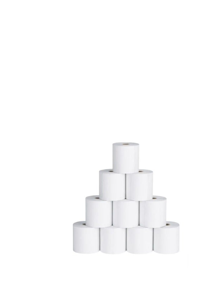 Terabyte 10 قطعة ورق حراري لإيصالات نقاط البيع بحجم 80x80 مم - Image 1